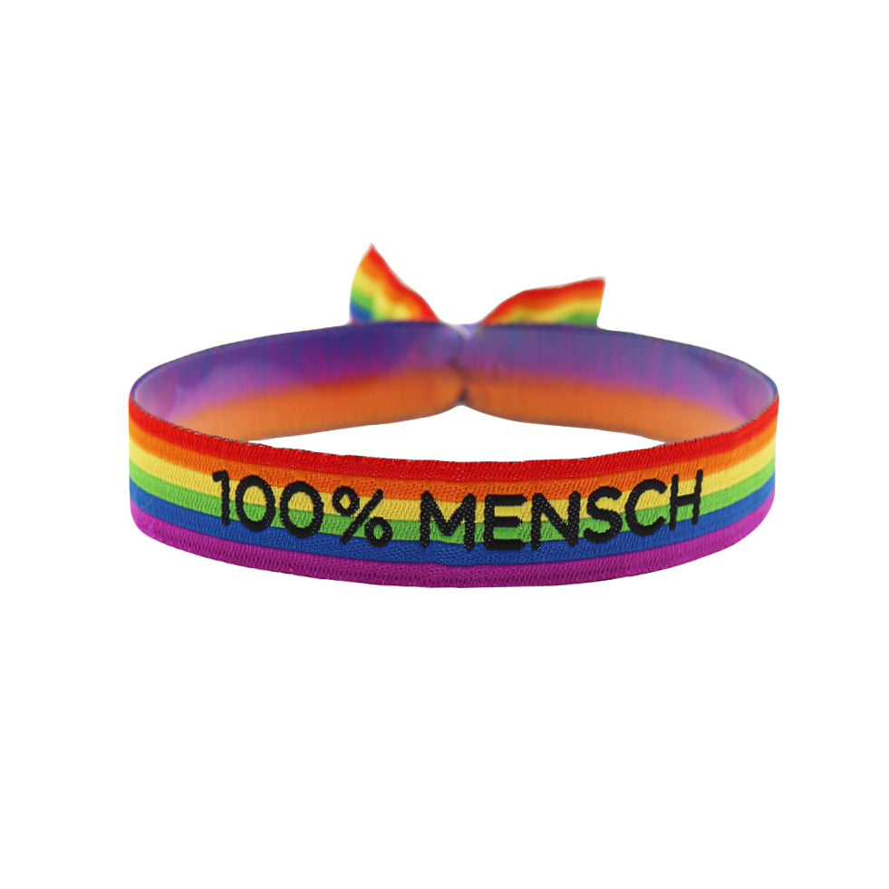 100% Mensch Bändchen