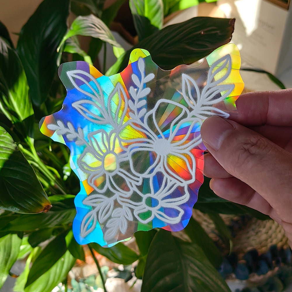 Vorbestellung Suncatcher Flowers Fenstersticker
