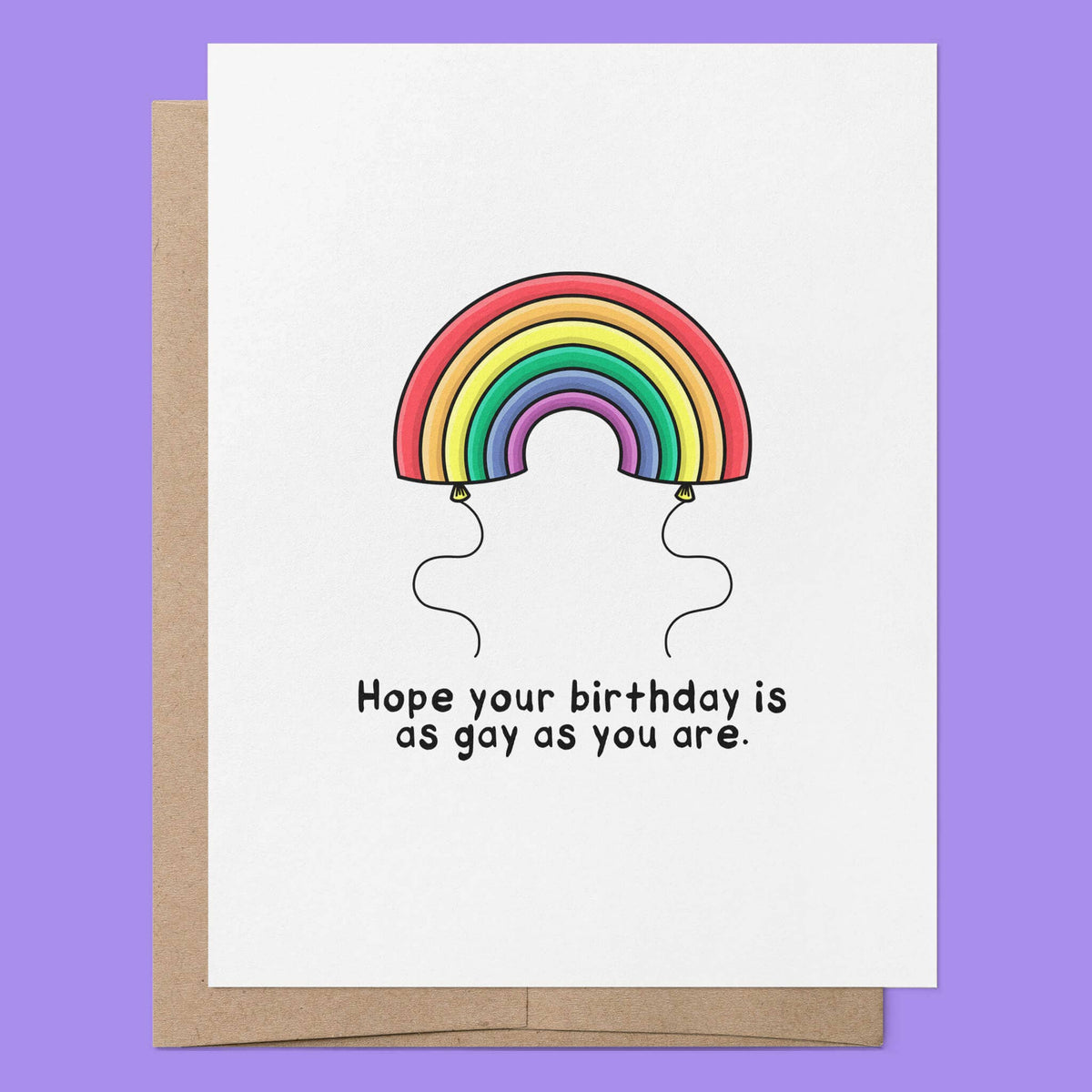 Hope Your Birthday is as Gay as You | LGBTQ+ Geburtstagskarte