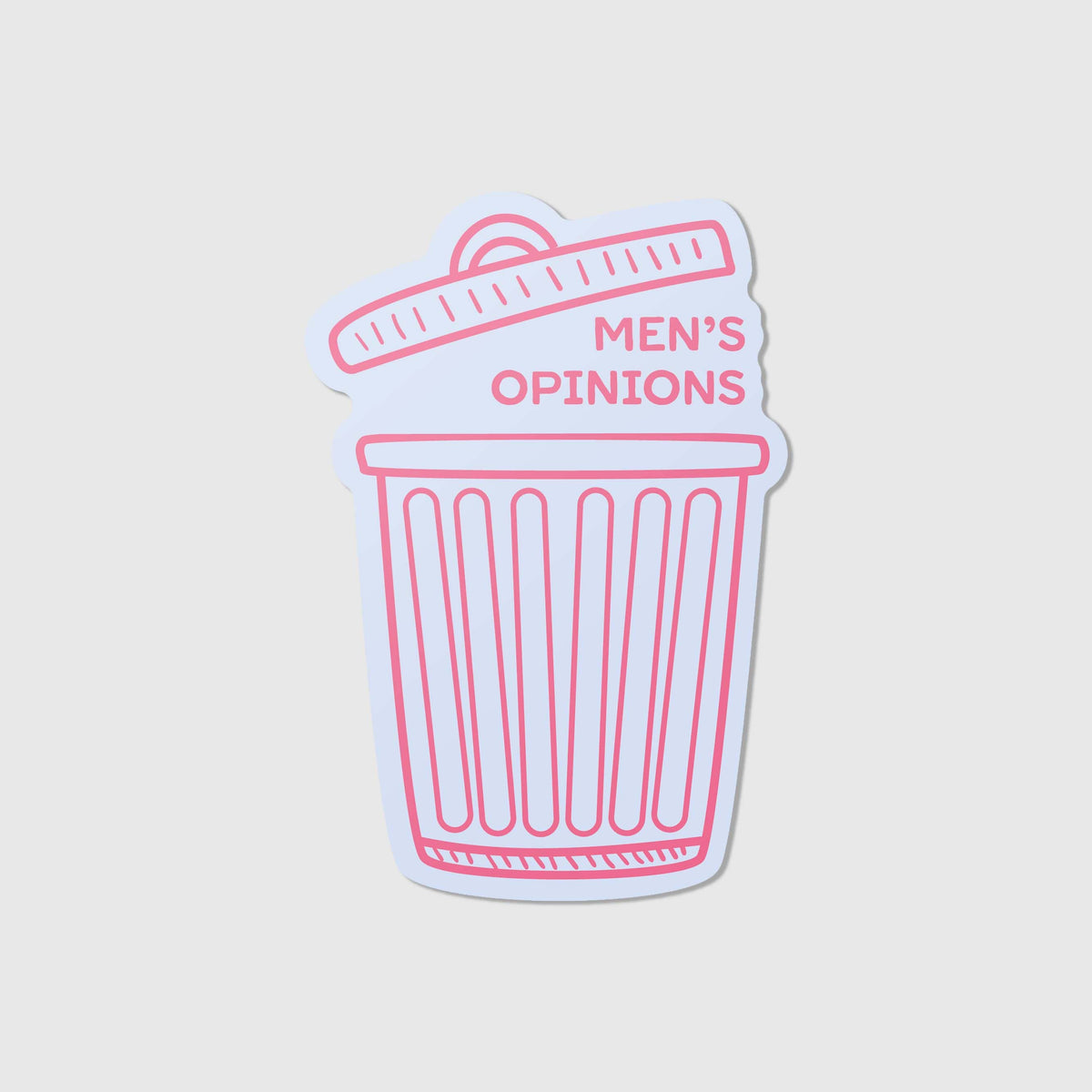 Men's opinions - Vinyl Sticker