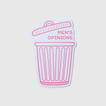 Men's opinions - Vinyl Sticker