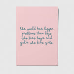 The world has bigger problems - A6 Postkarte