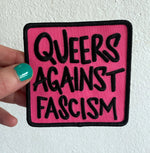 Queers against fascism Patch