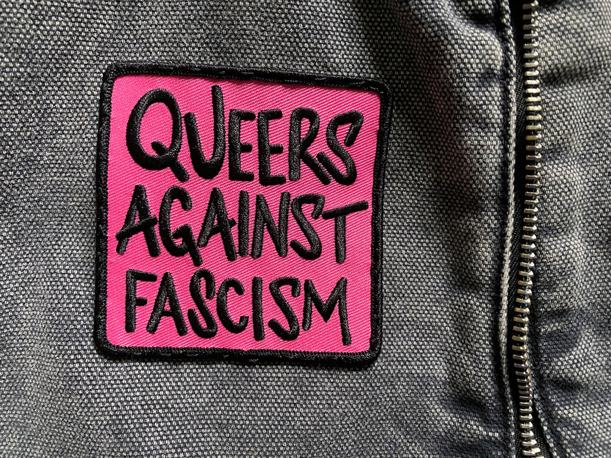 Queers against fascism Patch