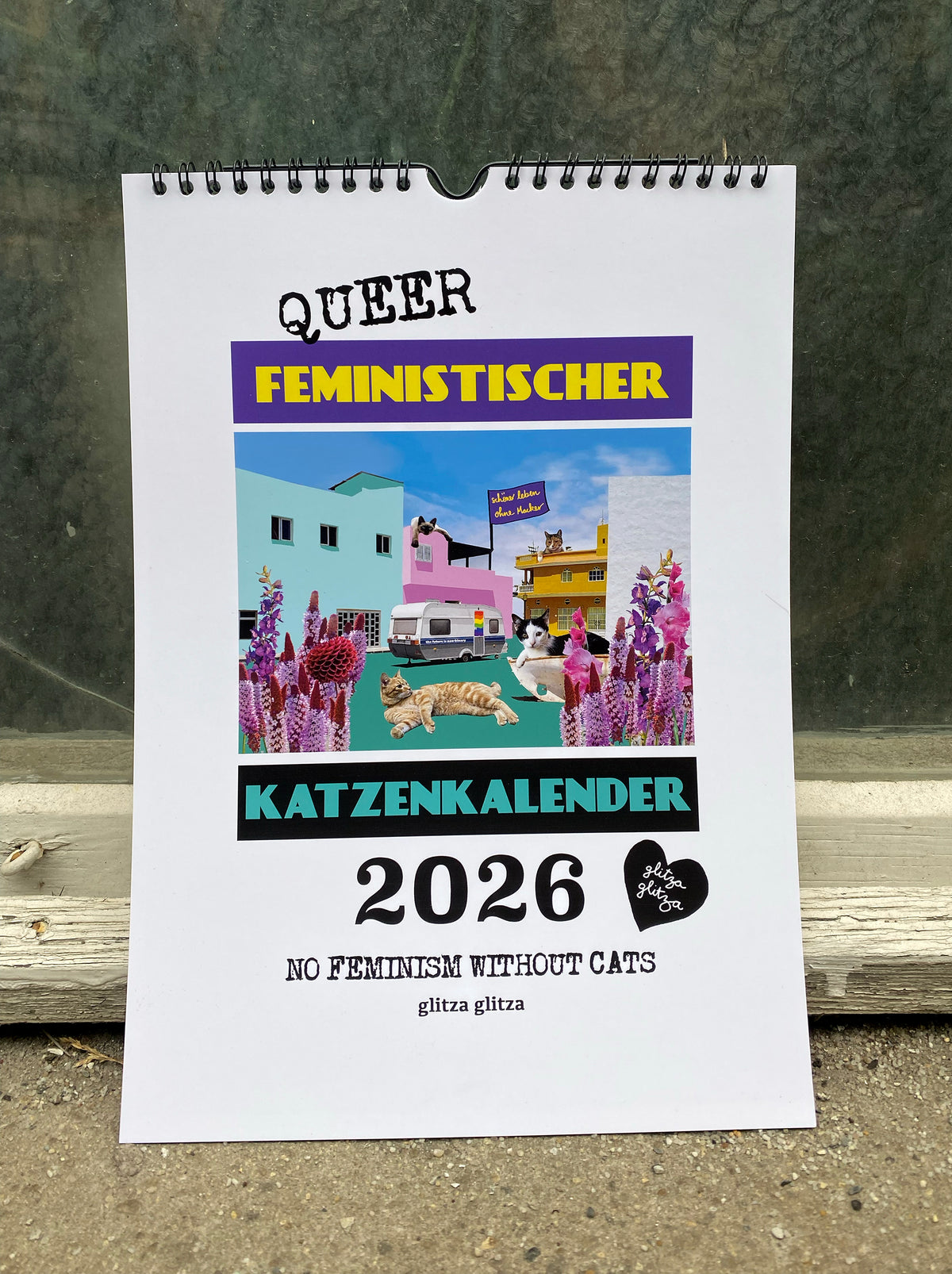 Der queer feministische Katzenkalender 2026