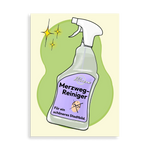Merzwegreiniger Sticker DINA7 by gehstickern
