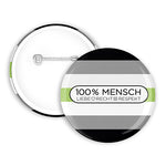 100% Mensch - Agender Button | 38mm