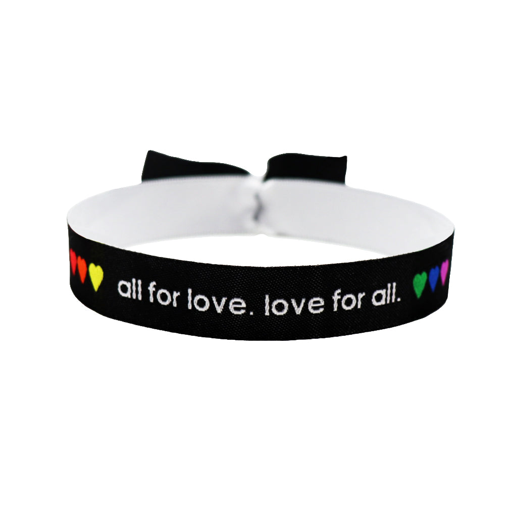 All for love - love for all Bändchen