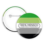 100% Mensch - Aromantisch Button | 38mm