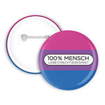 100% Mensch - Bisexuell Button | 38mm