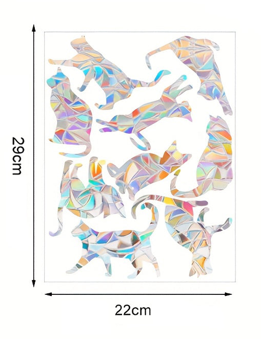Suncatcher Cats Sheet Fenstersticker
