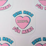 Kein Herz für Merz - Vinylsticker