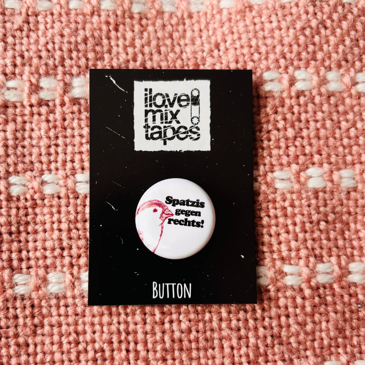 Spatzis gegen rechts Button – 25mm