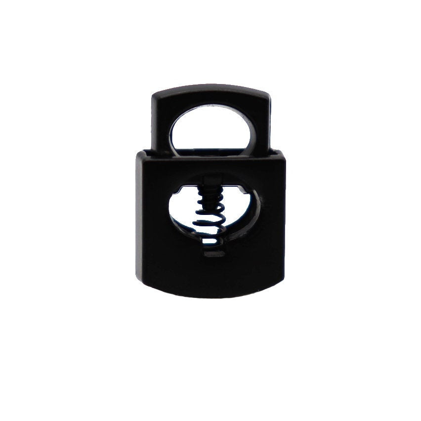 3x Wiederverschließbarer Verschluss für Festivalbändchen schwarz