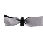 3x Wiederverschließbarer Verschluss für Festivalbändchen schwarz