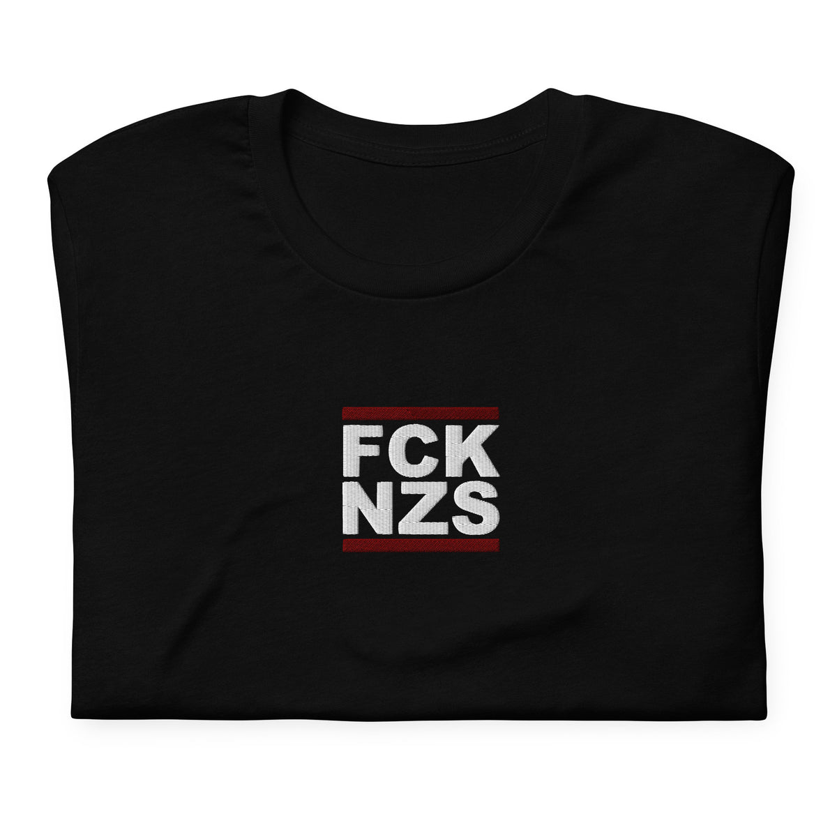FCK NZS T-Shirt gestickt 100% (Bio)-Baumwolle