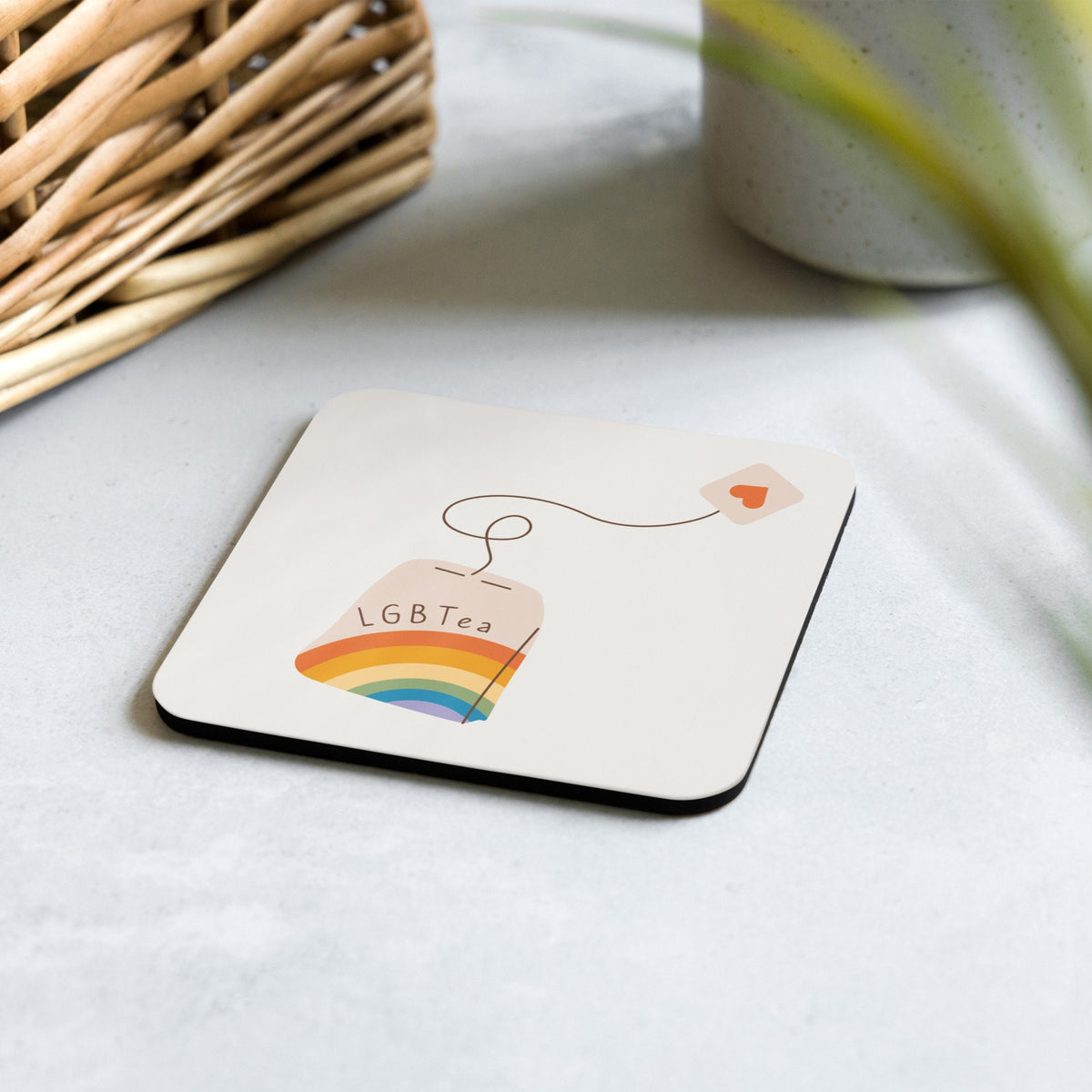 Lgbtea Korkuntersetzer (ohne Text)