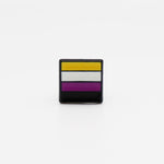 Nicht binär, Non binary, Pride & LGBT, Pin, CSD