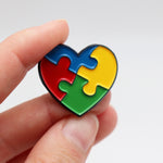 Autismus Herz – Emaille Pin