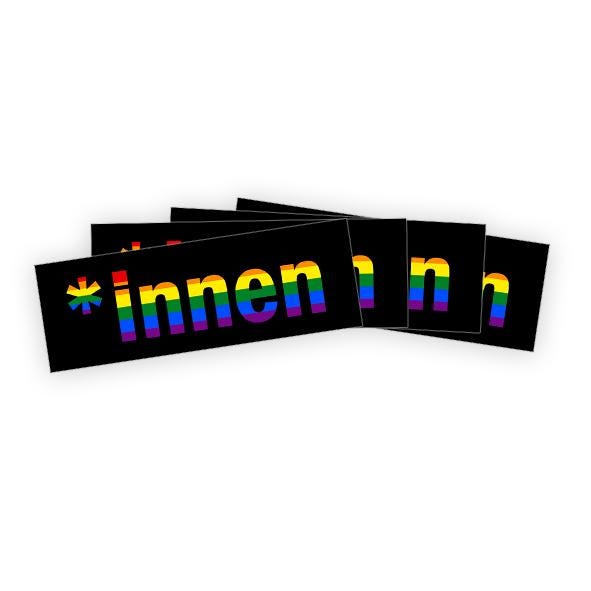 Regenbogen *innen Sticker