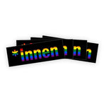 Regenbogen *innen Sticker