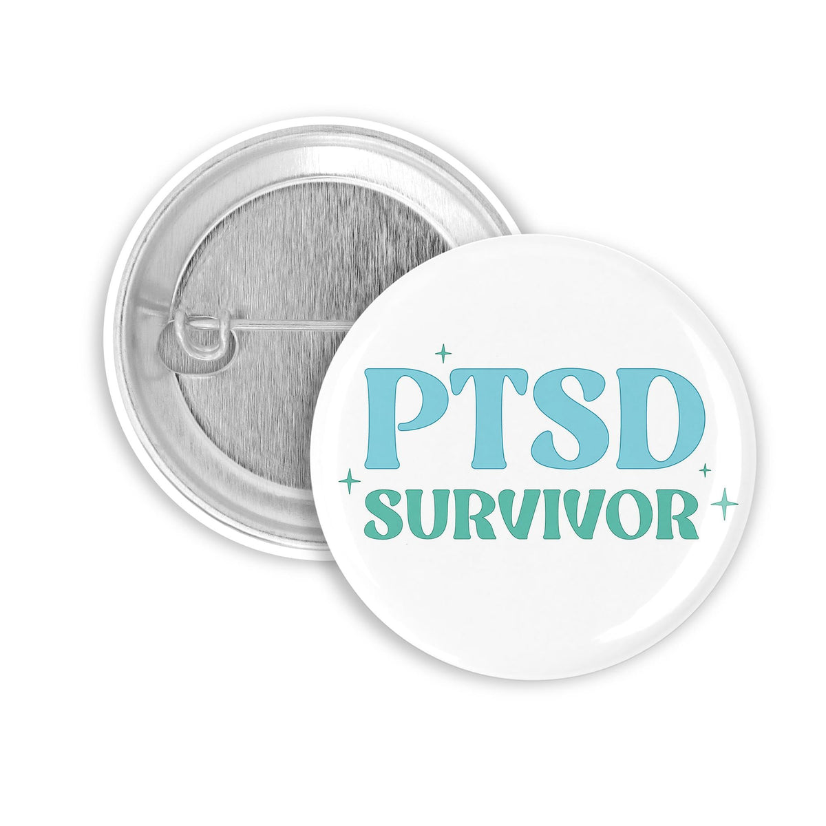 PTSD Survivor Button | 25mm