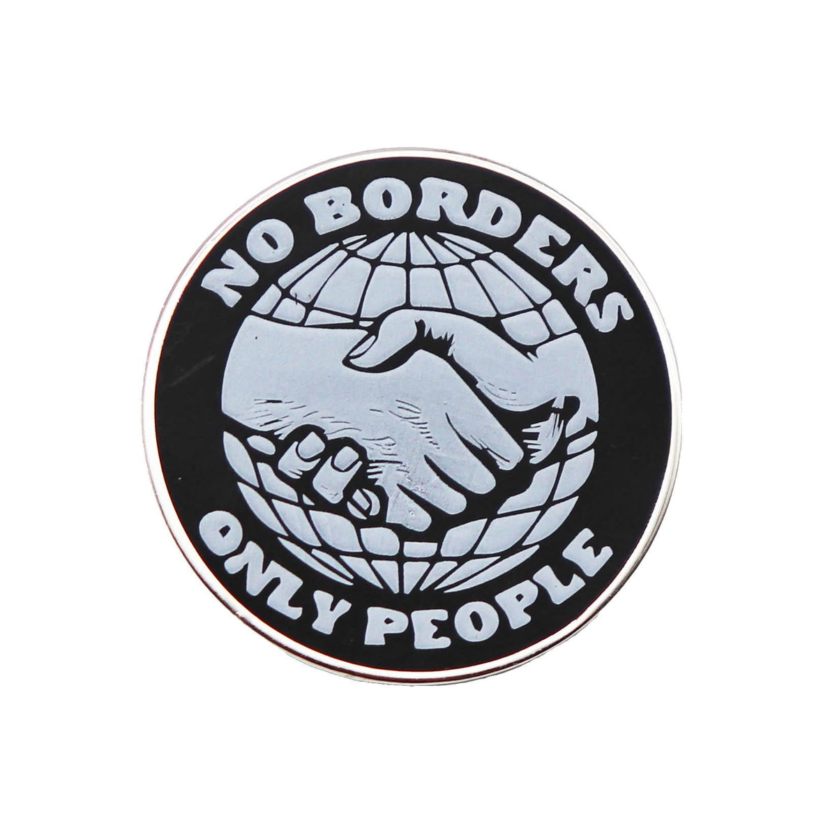 No borders - Emaille Pin