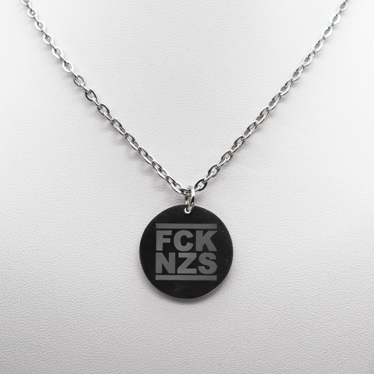 FCK NZS Kette (silber) mit Anhänger graviert