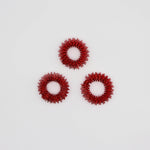 3x Akupressur-Ringe Rot Anti Stress Skills Massage Set aus Drei Stück