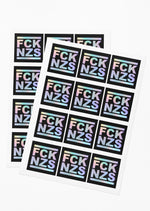 Hologramm FCK NZS reversed Sticker