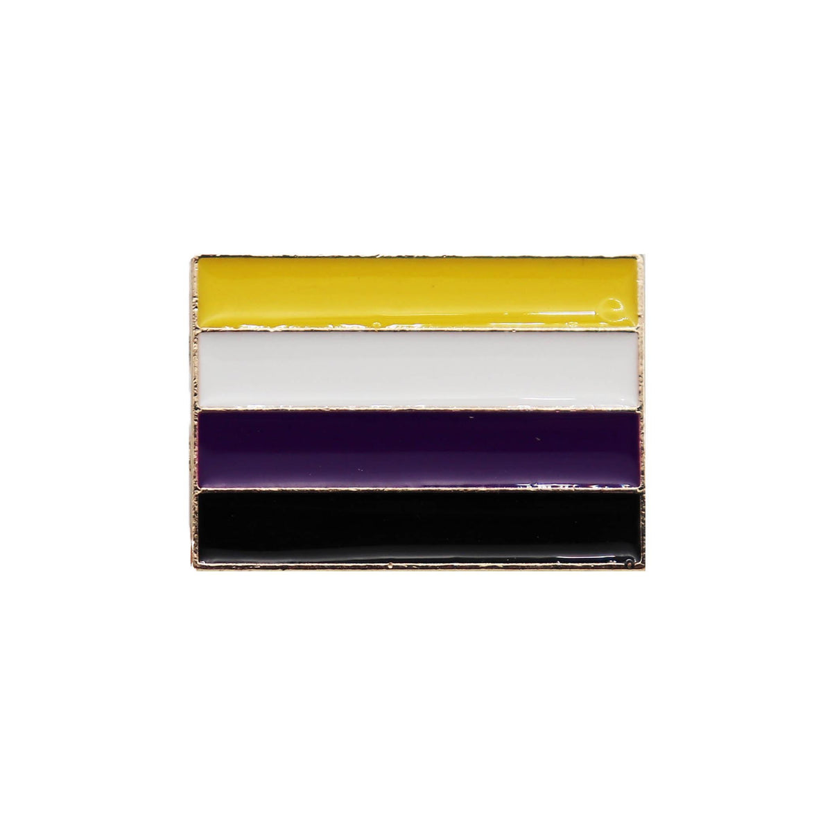 Non binary Flagge - Emaille Pin