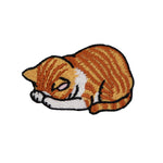 Sleepy Red Cat Patch