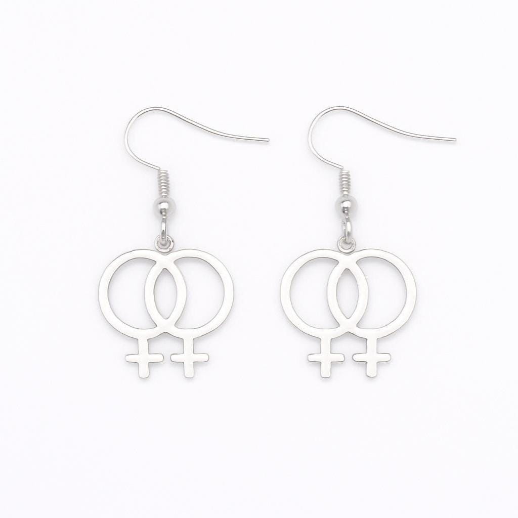 Lesbian Ohrringe (silber)