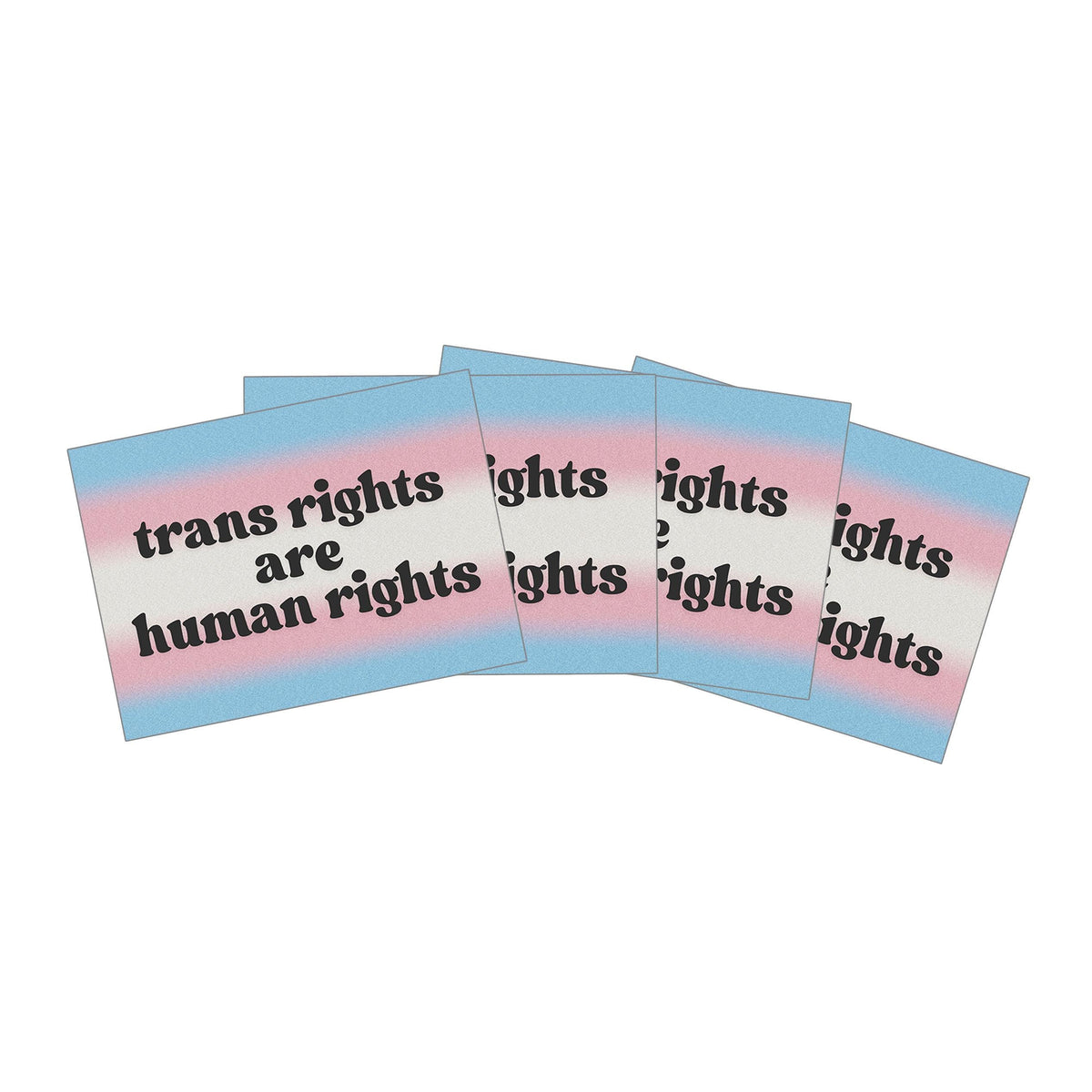 Trans* rights are human rights Sticker