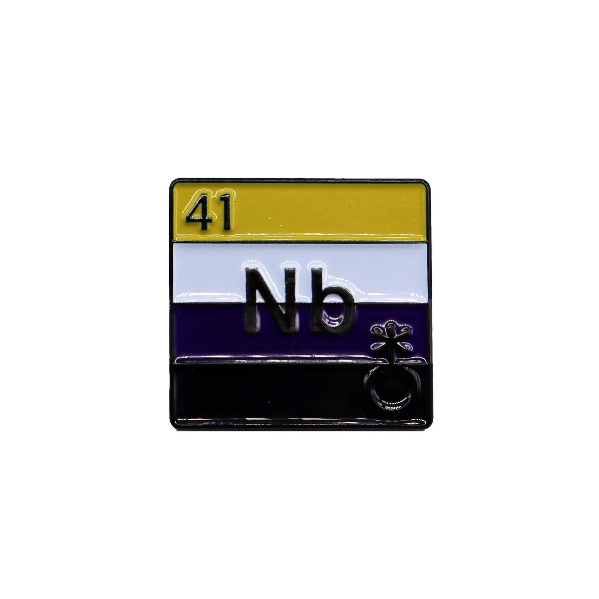 Enby Periodensystem - Emaille Pin