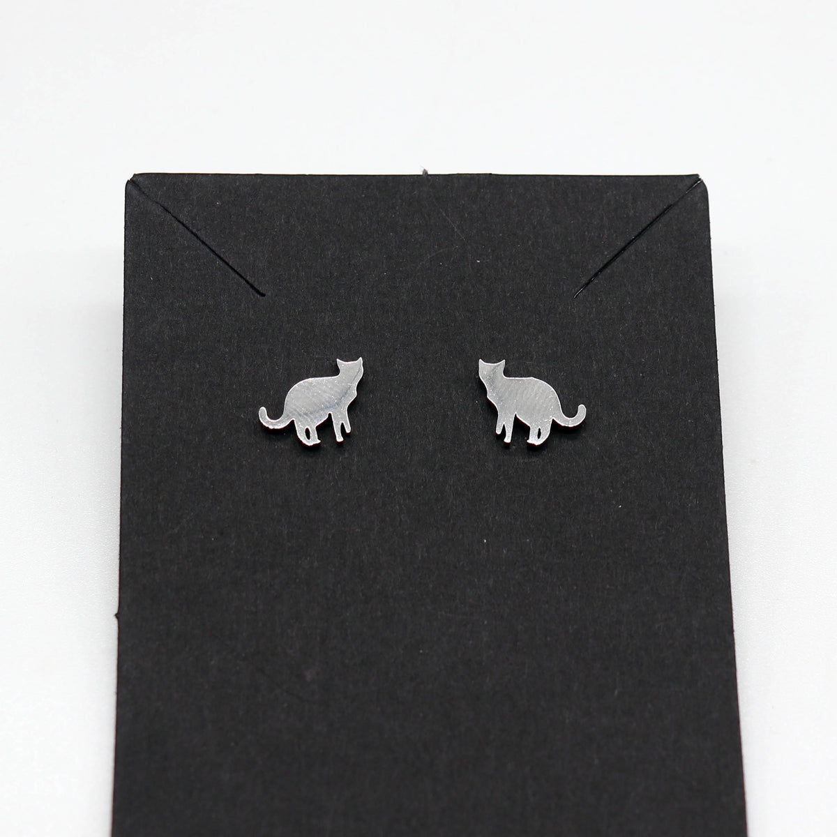 Cats Ohrringe (silber)