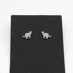 Cats Ohrringe (silber)