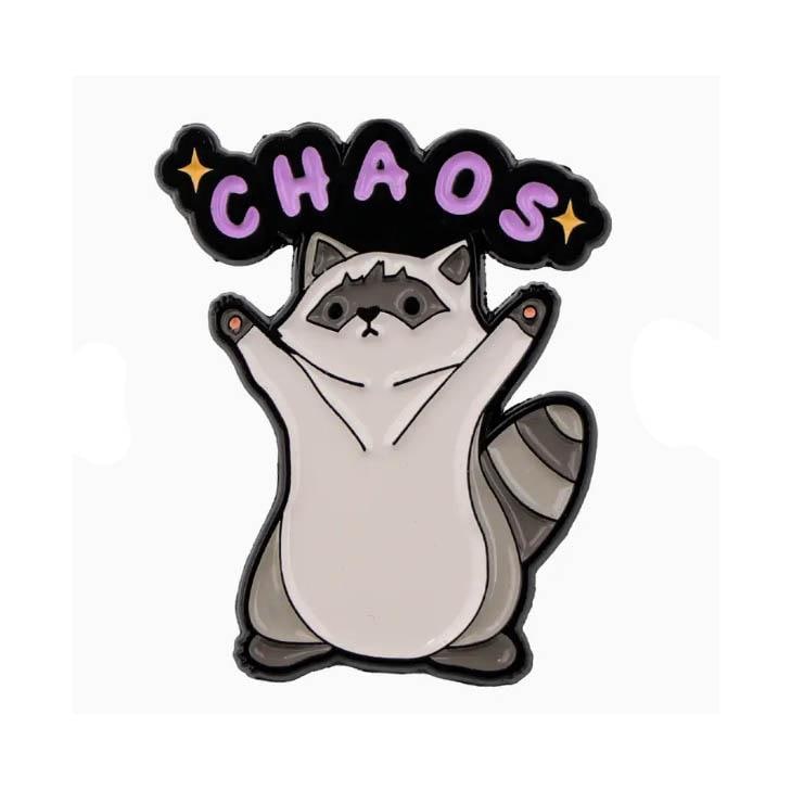 Chaos Raccoon - Emaille Pin