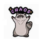 Chaos Raccoon - Emaille Pin
