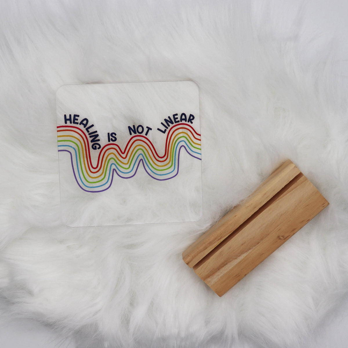 Healing is not linear Display Deko