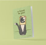 A toast to you Grußkarte