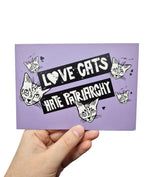 Love cats Postkarte