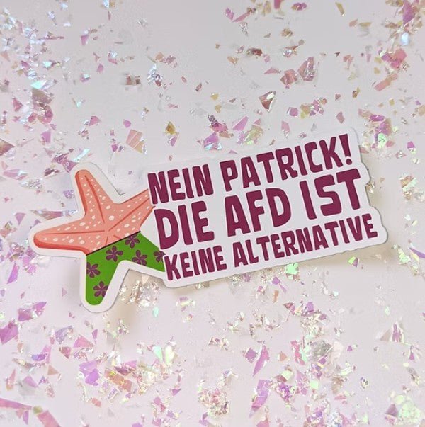 Nein Patrick - Vinylsticker