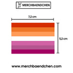 Lesbian Flagge Sticker