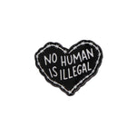 No human is illegal - Emaille Pin