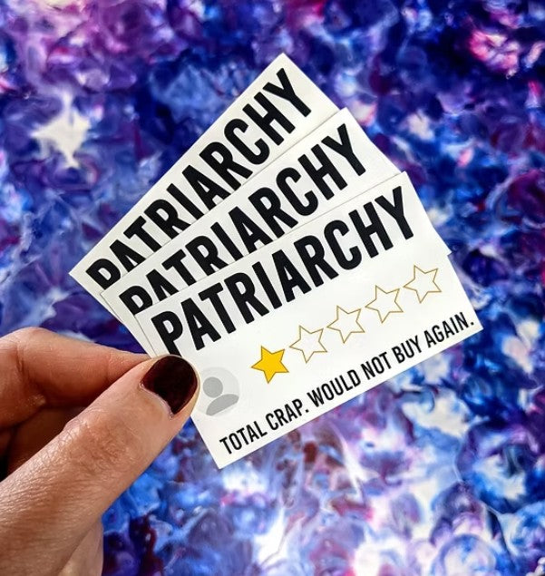 Patriarchy not recommended - Vinylsticker
