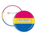 100% Mensch - Pansexuell Button | 38mm