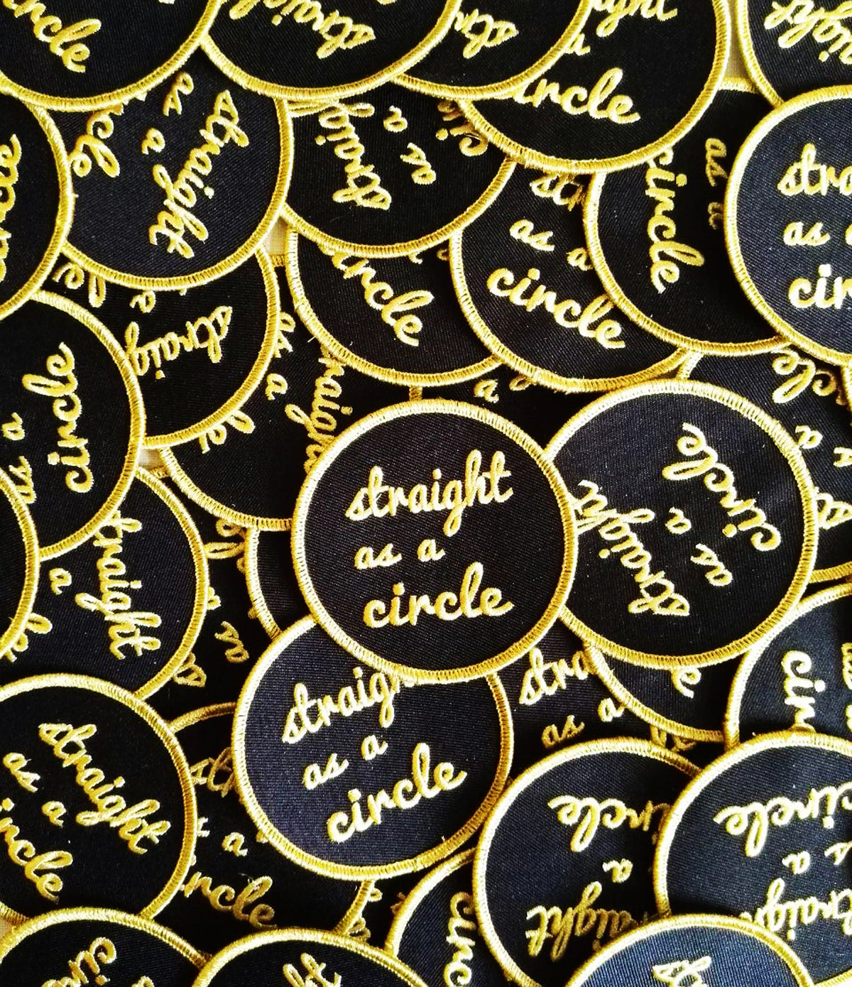 Straight as a circle Patch