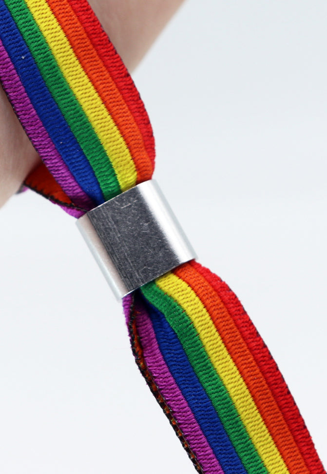 B-Ware: Regenbogen Flagge Bändchen