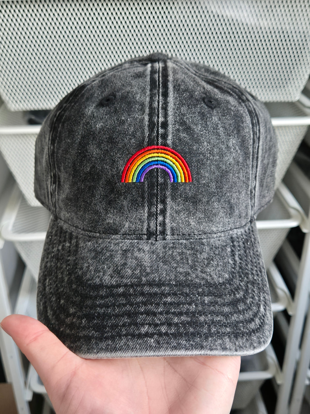 Vintage Regenbogen horizon Cap (bestickt)